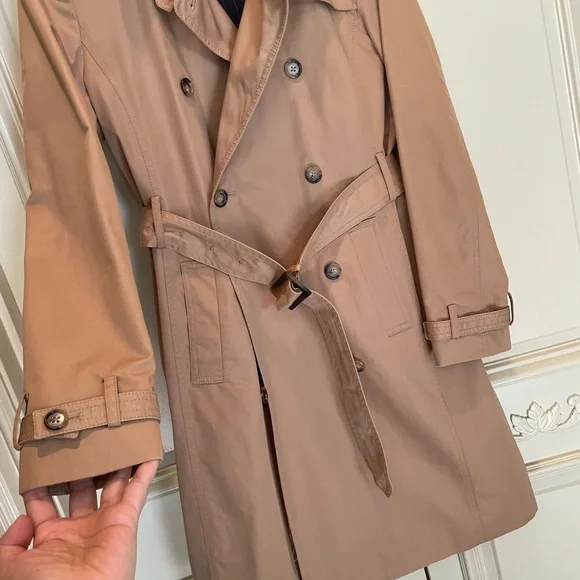 Massimo Dutti Classic Tan Trench Coat,S - Picture 9 of 12